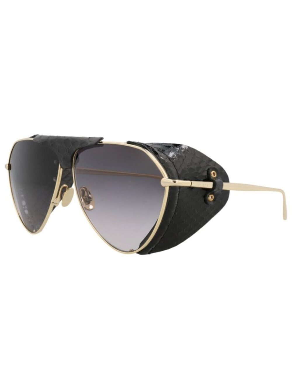 New Alaia Womens Aviator Gold Gold Grey Fashion Designer Sunglasses